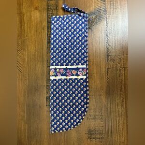 Vintage 90s Vera Bradley Hot iron travel Bag Royal EUC